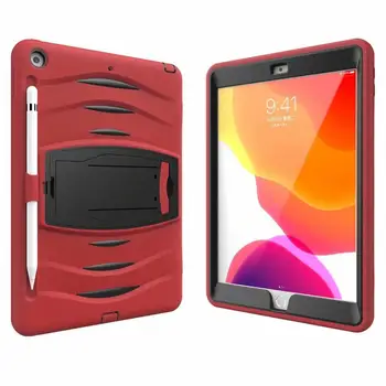 

Heavy Armor Coque for iPad 10.2 2019 7 7th Gen Pencil Case Shockproof Kids Silicone Cover A2198 A2200 A2197 for iPad 10.2 Case