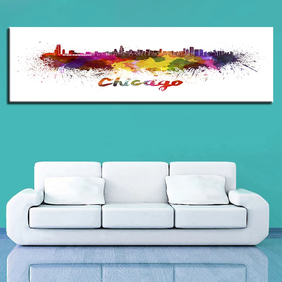

Nordic Style Canvas Painting HD Prints 1 Pieces Building Poster Wall Art Modular Picture Artwork Creative Living Room Home Decor