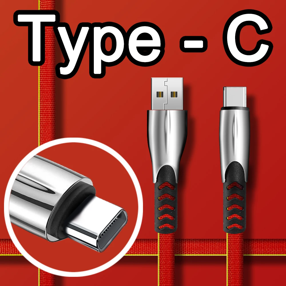 Micro USB кабель C типа Micro провод Быстрая зарядка для samsung USB-C type-C USBC 3 М адаптер USB кабель type C USB шнур Micro - Цвет: TPC-ZT-HS