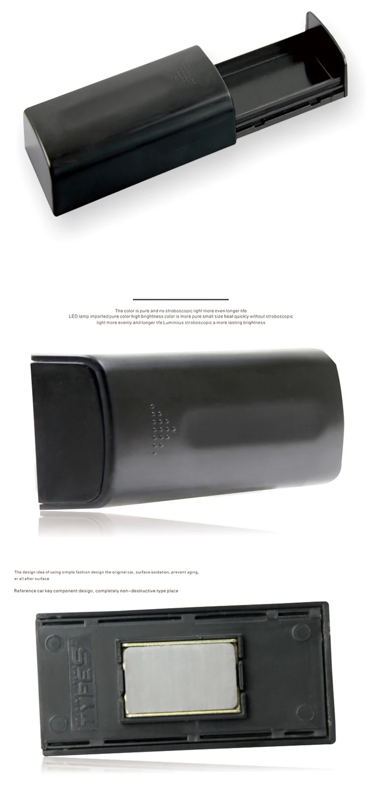 forte magnético chave do carro cofre caixa de bloqueio de chave portátil caixa de ímã ao ar livre stash para casa escritório caminhão carro caravana caixa secreta