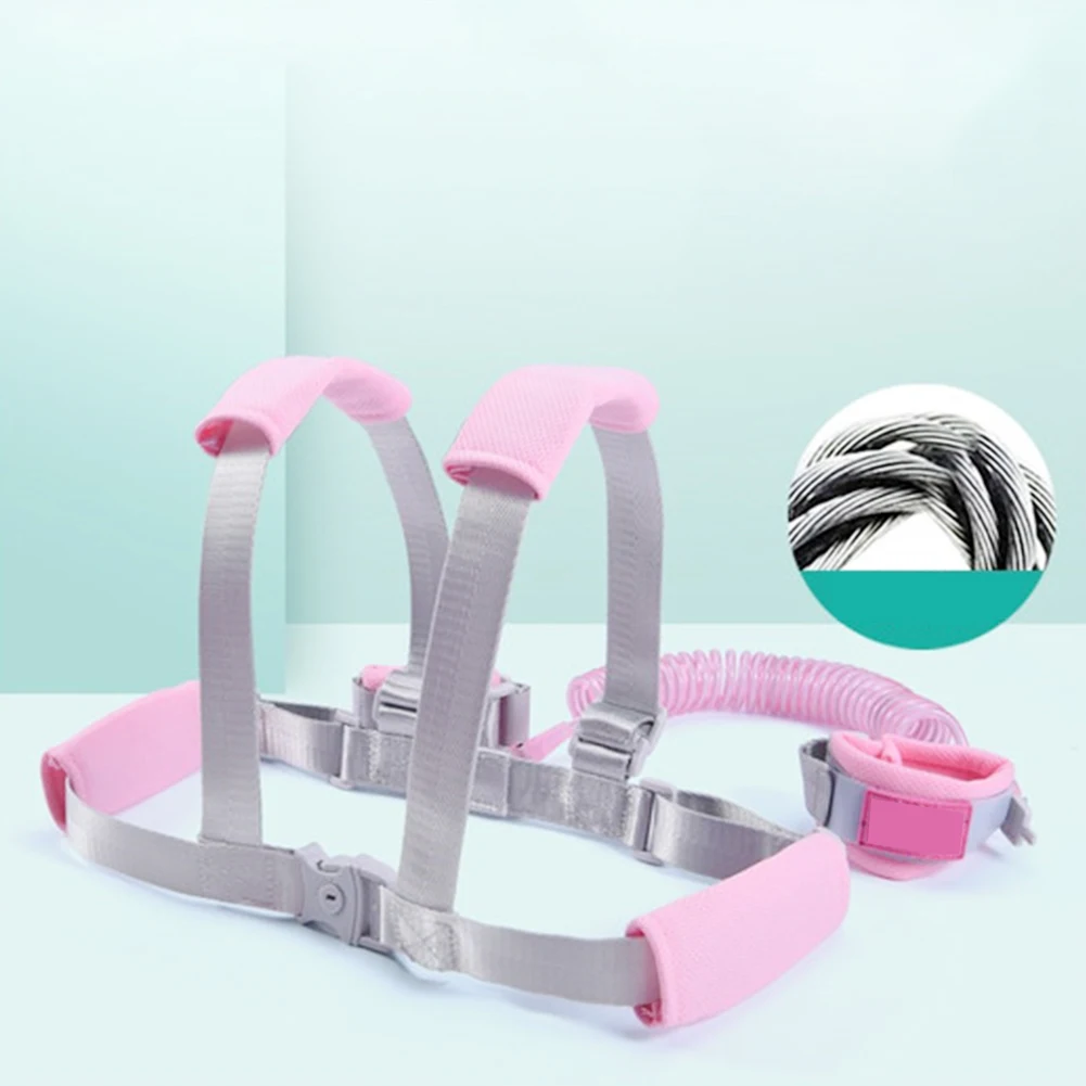 Anti-Lost Bracelet Walking 2 In 1 Baby Toddler Leash Non Slip Traction Rope Shoulder Strap Durable Harness Safety For Children