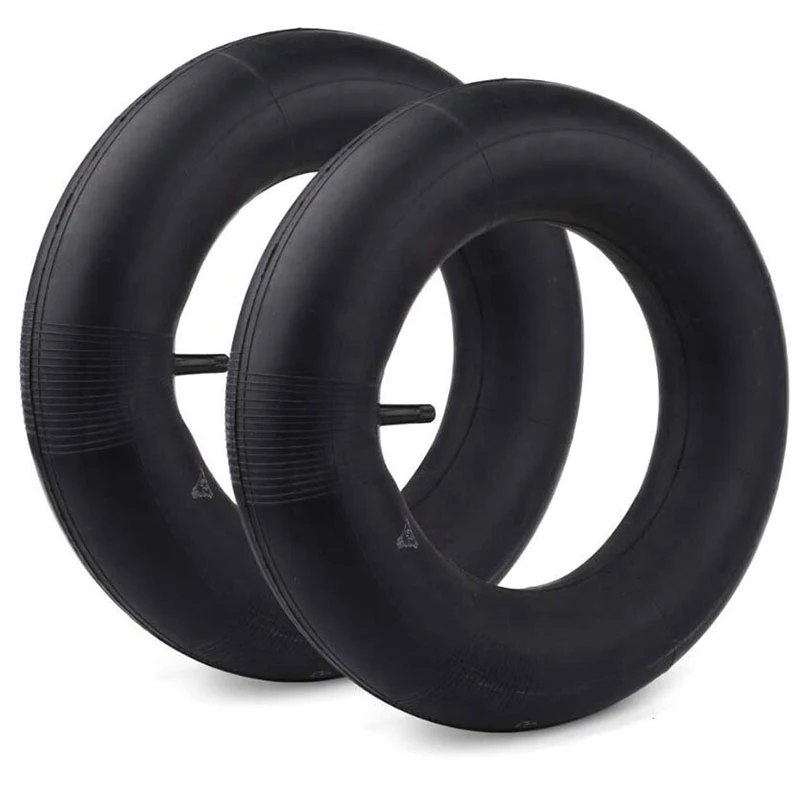 Set Two 15X6.00-6 Lawn Tire Inner Tubes Tr 13 Rubber Valve Lawn Garden Mower Implement