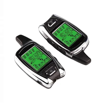 

Two Way Sound Remote Start ABS Universal Security Burglar 5000M LCD Display Motorcycle Alarm Set Microwave Sensor Motorbike