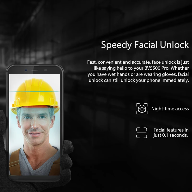 Blackview BV5500 плюс прочный мобильных телефонов IP68 Водонепроницаемый 5 &quotHD + Android 10 0 3