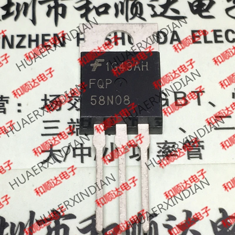 20 шт./лот FQP58N08-220 57.5A 80V
