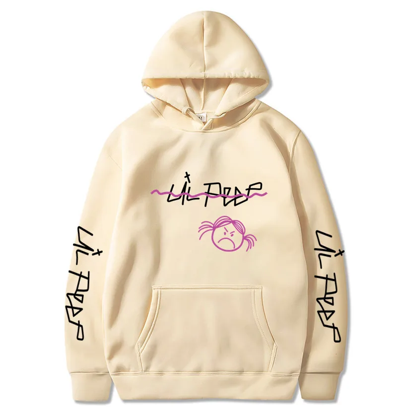 Khaki 69 Lil Peep толстовки Love lil. peep красные толстовки пуловер с капюшоном толстовки мужские/женские sudaderas cry Детские уличные толстовки с капюшоном для мужчин - Цвет: Khaki 69