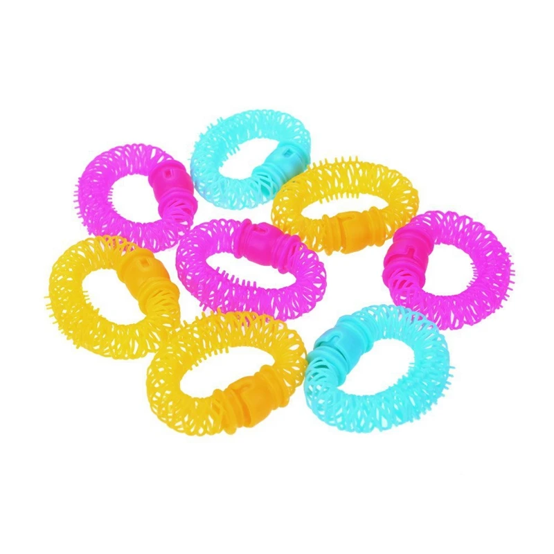 8pcs Lucky Donuts Curly Hair Curls Roller Hair Styling Tools Hair Accessories Magic Spiral Ringlets Circles