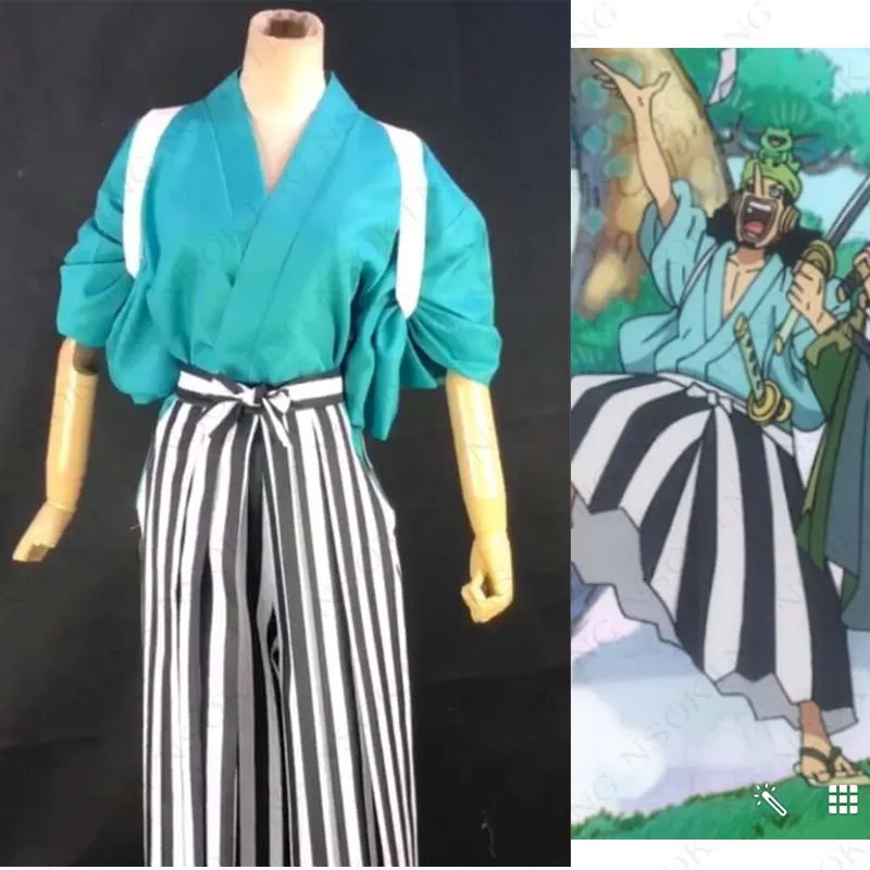 Аниме одна деталь Wano Usopp Косплей Костюм на заказ