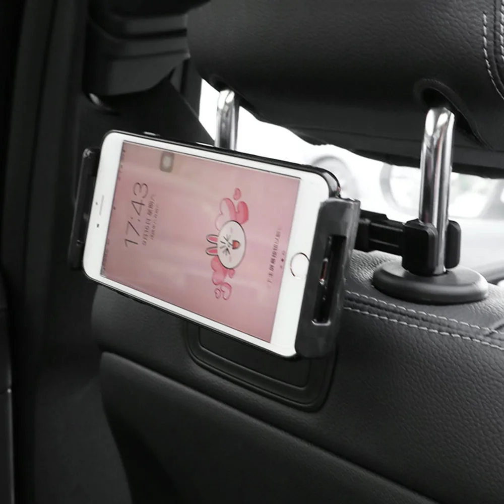 Универсальный автомобильный держатель для планшета Подставка для iPad сотовый телефон Универсальный кронштейн Подставка Авто заднее сиденье Крепление 360 Вращение