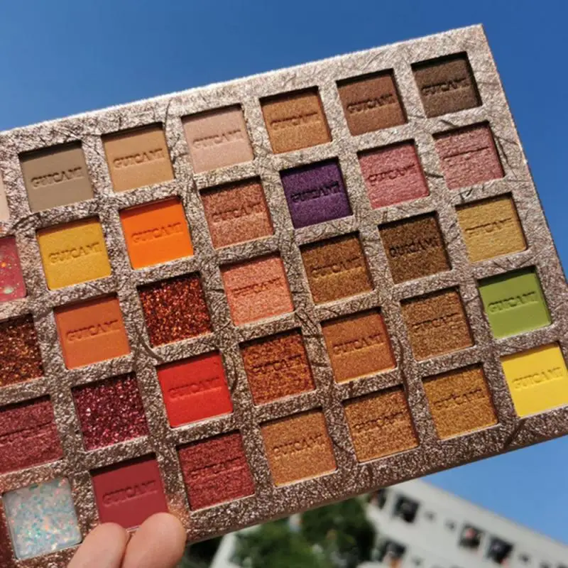 GUICAMI 35 Color Make Up Eye Shadow Palette Pearlescent Glitter Mashed Potato Sequin Matte Eye Shadow Pallete Cosmetics TSLM1 GUICAMI 35 Color Make Up Eye Shadow Palette Pearlescent Glitter Mashed Potato Sequin Matte Eye Shadow Pallete Cosmetics TSLM1