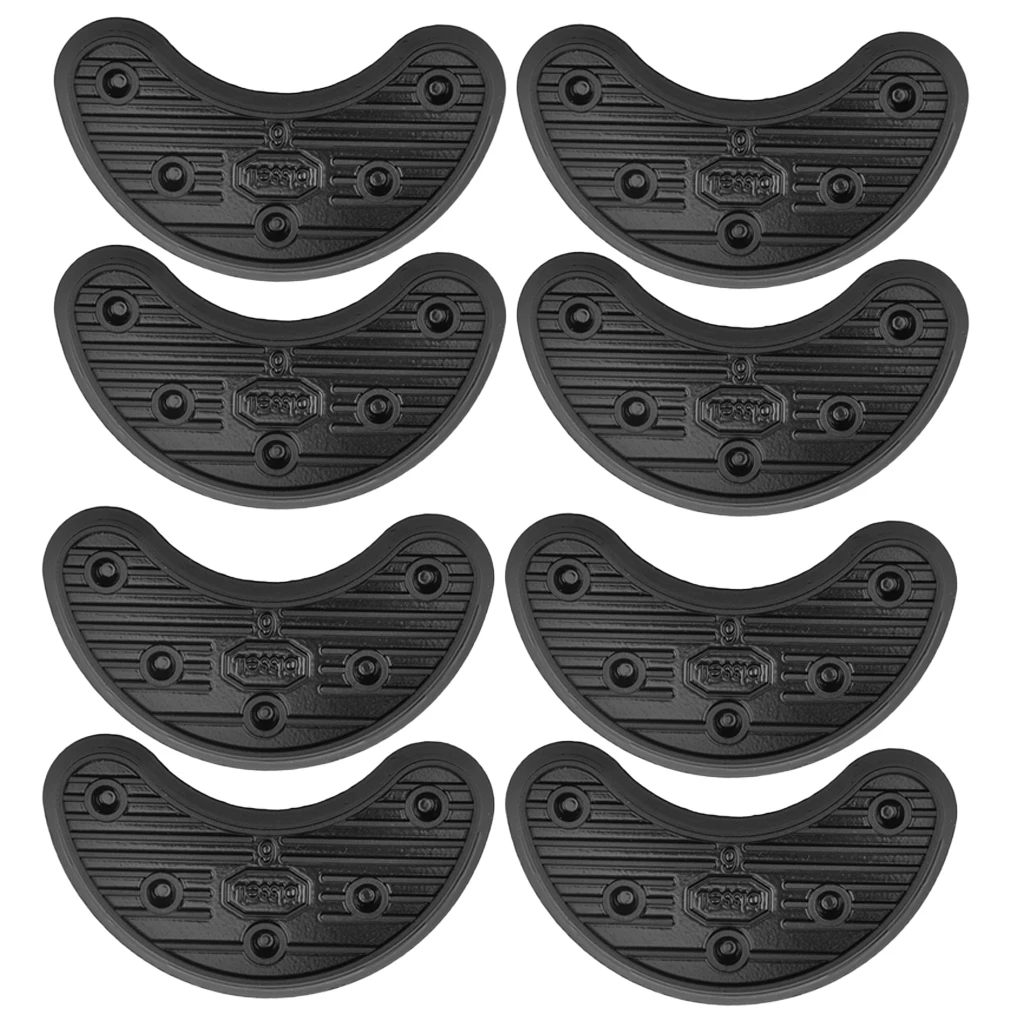 4 Pairs of Rubber Shoes Boots Nonslip Sole Heel Repair Pad Guard Plate Tap Mat,Anti-slip