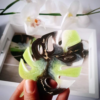

diy crystal epoxy silicone mold coaster mold leaf maple handmade mirror resin molds