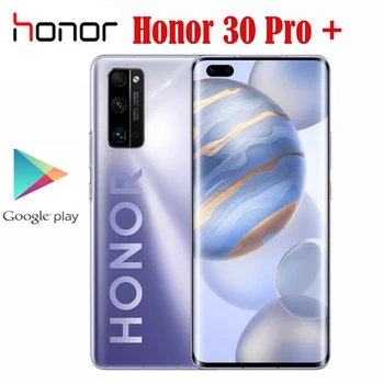 

New Original Honor 30 Pro + Plus Kirin 990 5G Mobile Phone 6.57'' 90Hz OLED Octa Core 27W Wireless Supper charge 50MP Camera NFC
