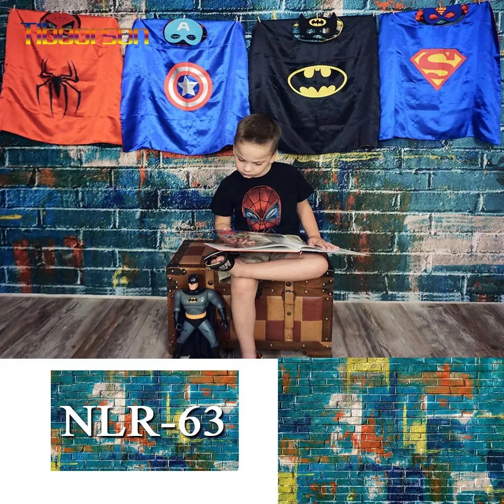 

Photography Backdrop Newborns Baby Birthday Photo Booth Background Old Cement Brick Wall Studio Portraits Photocalls Props