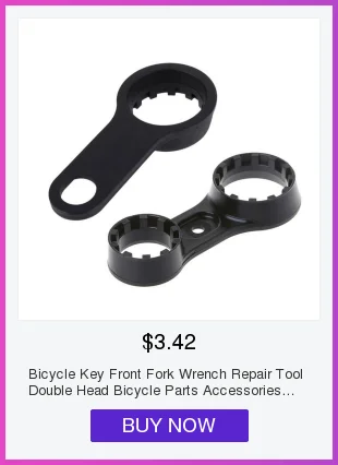 Bicycle Key Front Fork Wrench Repair Tool Double Head Bicycle Parts Accessories Front Fork Repair Tool Disassembly Wrench