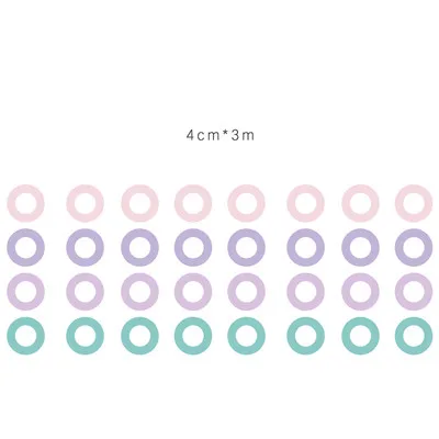 1 Набор Kawaii стикер для канцелярских товаров Dot Geometic декоративные наклейки s для дневник в стиле Скрапбукинг DIY стикер для рукоделия школа планирования поставки - Цвет: M