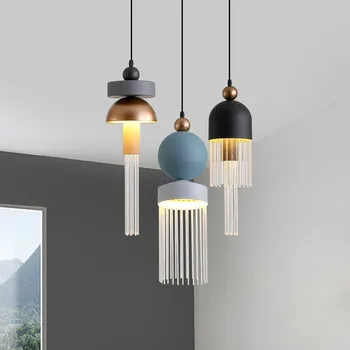 

Modern Glass Crystal Pendant Lights Lighting Design Home Decor Hanging Lamp Restaurant Bedroom Bedside Kitchen Fixtures