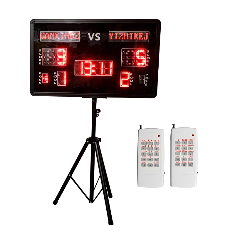 [Ganxin] For1M Big Bigital Scoreboard With Remote Conrol Portable Led
