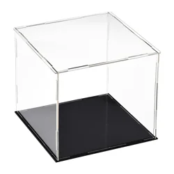 Uxcell – boîte de présentation transparente en acrylique, Protection anti poussière, Cube à collectionner 
