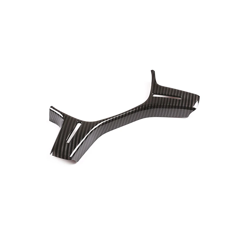 Carbon fiber Отделка рулевого колеса автомобиля ABS для Mercedes Benz C Class W204 C180 C200 2011 2012 2013 E ML GL класс W212 X166 W166 - Название цвета: Carbon fiber
