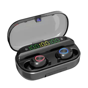 

V10 TWS Bluetooth 5.0 Stereo HD Earphone With LED Digital Display Charging Box Mini Wireless Headset Invisible Sports Earbuds