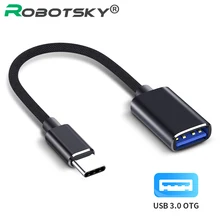 Tipo-c Micro USB OTG cavo adattatore USB 3.0 femmina a tipo C maschio cavo adattatore convertitore cavo USB-C per auto MP4 telefono