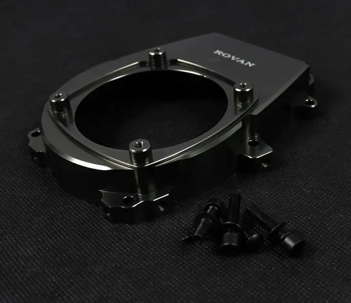 CNC прецизионная обработанная вся металлическая боковая крышка двигателя для ROVAN KM HPI BAJA 5B 5T 5SC