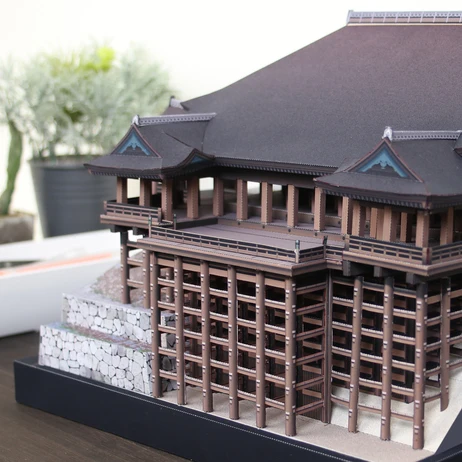 Kiyomizu Храмовая бумага 3D DIY материал ручной работы креативный домашний декор реквизит#3332 ручная работа милые геометрические бумажные фигурки