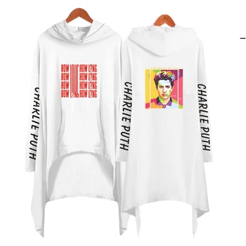 

Charles Otto Puth Jr. Letters Hoodie Harajuku Sweatshirt Women Hoodies Charlie Puth Autumn Creative Long Female Pullovers