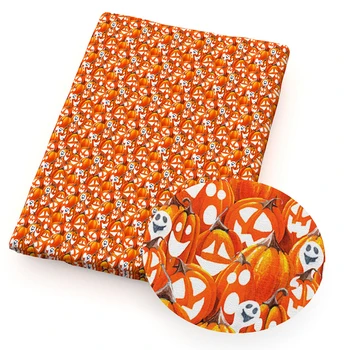 

50*140cm Patchwork Pumpkin Printed Polyester Cotton Fabric for Tissue Baby Sewing Quilting Fat Quarters Clothes Fabric,c11374