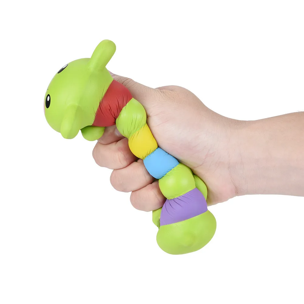 Jumbo гусеница медленно поднимающаяся сжимающая игрушка мягкая эластичная ароматическая игрушка для снятия стресса Антистресс снятие стресса# B