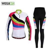 WOSAWE осенний комплект одежды для велосипеда, дышащая пот, велосипедная дышащая одежда с длинными рукавами, велосипедная одежда для велосипеда из Джерси