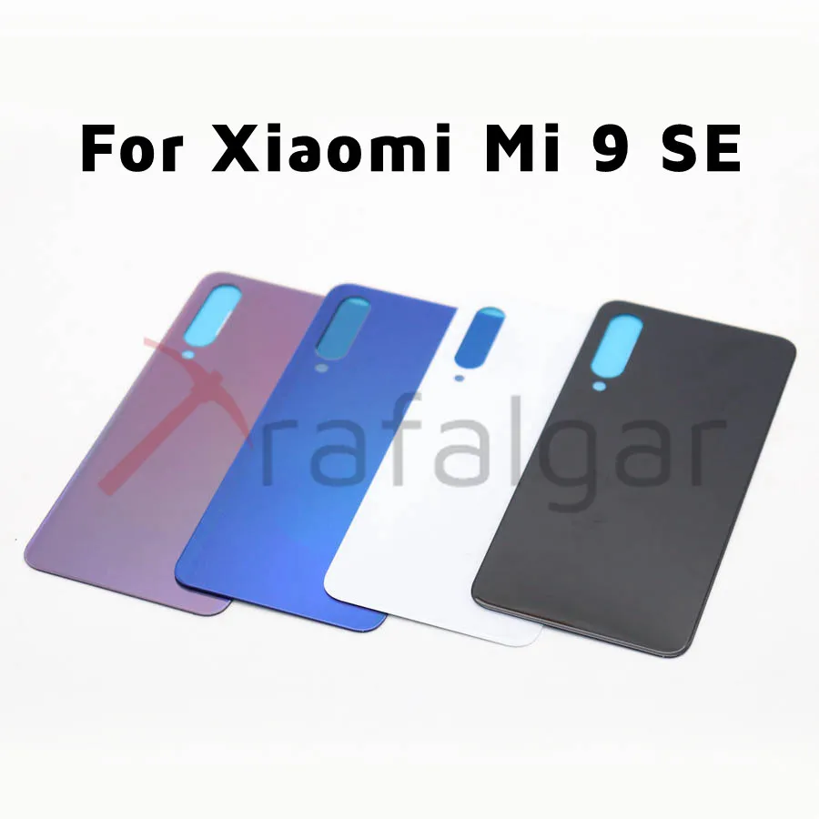 Для Xiaomi Mi 9 Задняя стеклянная крышка батареи Mi9 Pro 5G задняя корпуса для SE с клейкой