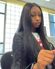 Magic Wave-extensiones de pelo ondulado brasileño liso, 30, 32, 34, 40 pulgadas, con extensiones de cabello humano Frontal, Extensi de pelo Remy con cierre