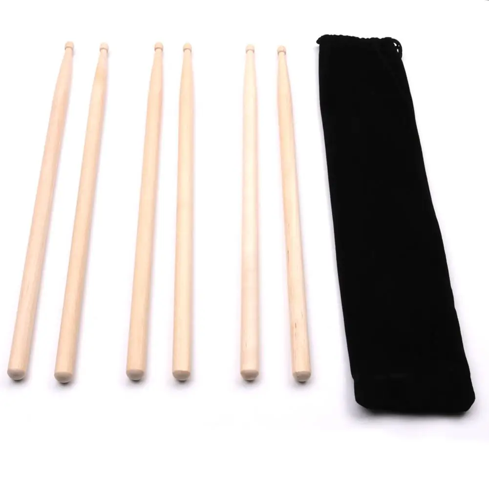 3 шт. барабанная палка 5А Классическая hickory прочная легкая джазовая
