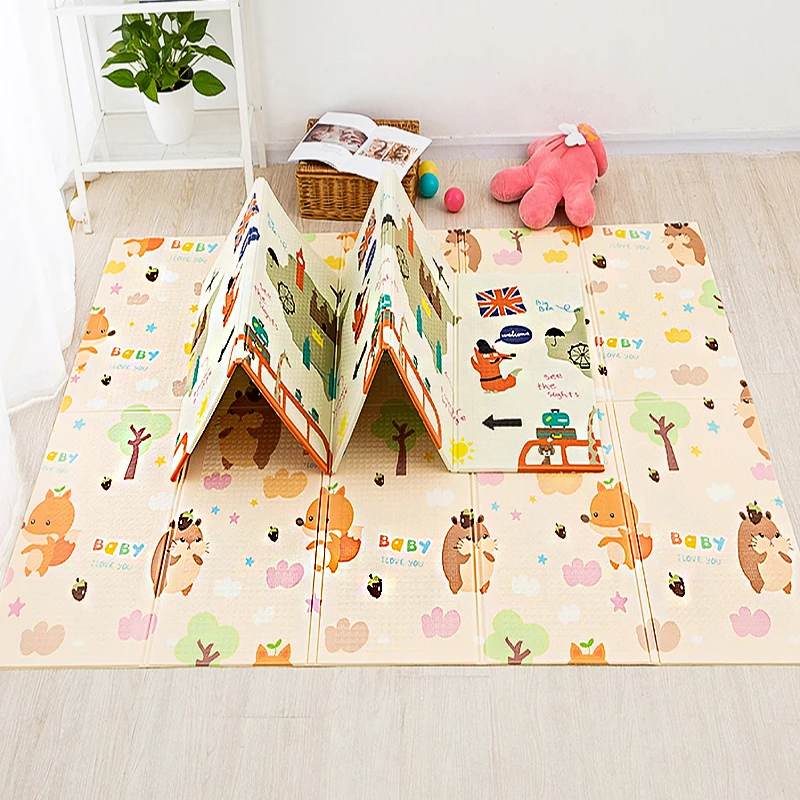 Educational XPE Baby Play Mat Folding Pad Kids Crawling Rug Children Waterproof Toddler Carpet in The Nursery Activity Gym Game 1 Educational XPE Baby Play Mat Folding Pad Kids Crawling Rug Children Waterproof Toddler Carpet in The Nursery Activity Gym Game 1