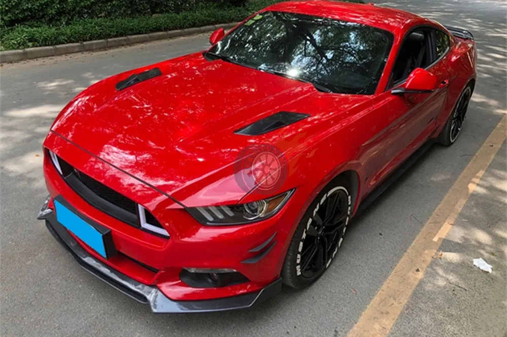 ABS Крышка вентиляционного отверстия двигателя Накладка для Ford Mustang GT GT350 GT500- Автомобиль Стайлинг Декор части капота двигателя воздушные розетки крышка