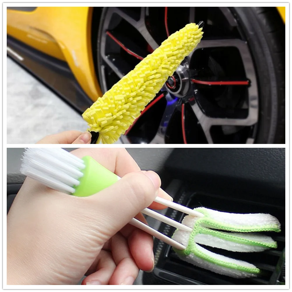 Car Tire Rim Cleaning Brush grill air outlet for Renault Alaskan Trezor Talisman Kwid Espace Kangoo EZ-GO Captur Arkana Zoe | Автомобили и