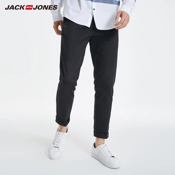 

JackJones Men's Slim Fit Stretch Tapered Ankle-length Crop Pants Basic| 219114514