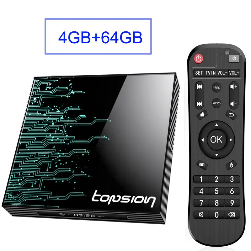 Android tv Box 9,0 4GB 64GB 4K H.265 медиаплеер 3D видео Google Assistant Netflix 2,4G 5GHz Wifi Bluetooth Smart tv Box - Цвет: 4G 64G TV BOX