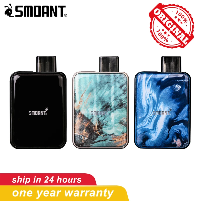 Smoant Charon Baby Pod Комплект 2 мл емкость 750 мАч батарея с 0.6ohm сетка катушка/1.2ohm Ni-80