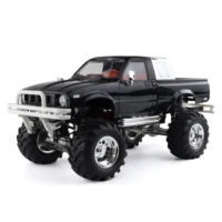 1/10 TOYATO Metal 4WD Pickup Truck Off Road Crawler 2.4G RC Alloy Car RTR KEYIGE HG-P407 1