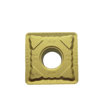 

10pcs SNMG150612 -PM YBC251 ZCCCT Turning carbide inserts.Turning blade for MSKNR/MSDNR Yellow coating for Steel