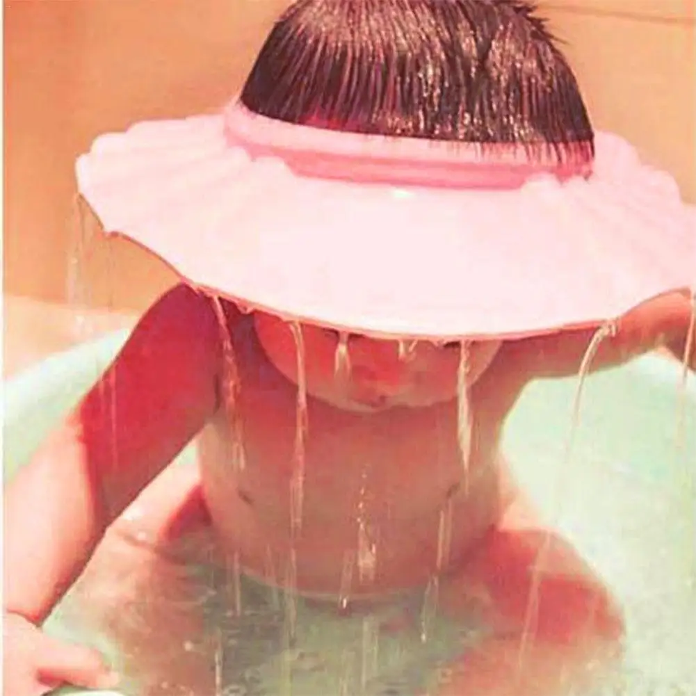 Детские шампунь наушники розовый Новорожденный ребенок душ специальные инструменты Дети ванная комната чистящие аксессуары Дешевые пятна