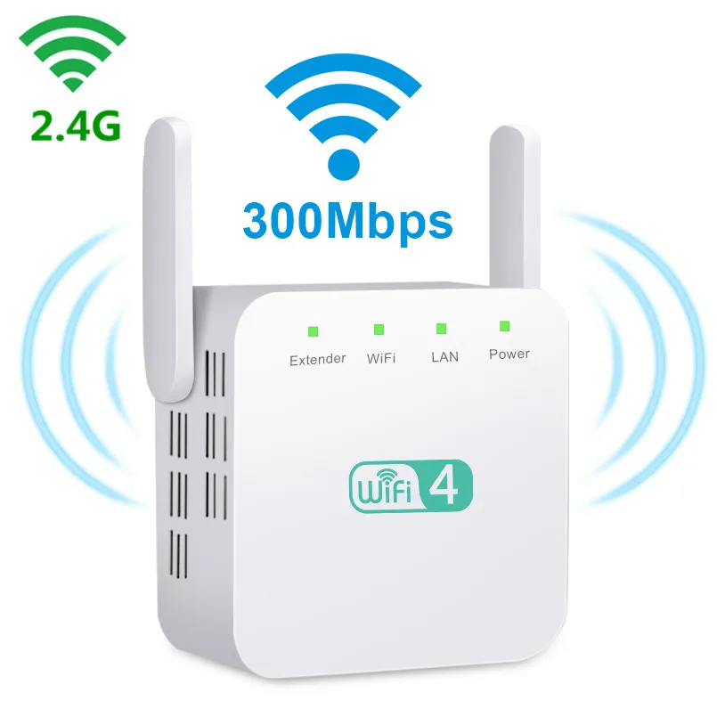 

Super Boost Wifi Repeater 2.4G Wifi Extender Signal Amplifier Wi fi Repeater Wifi Booster Dual Antennas Wi fi Amplifier Hotspot