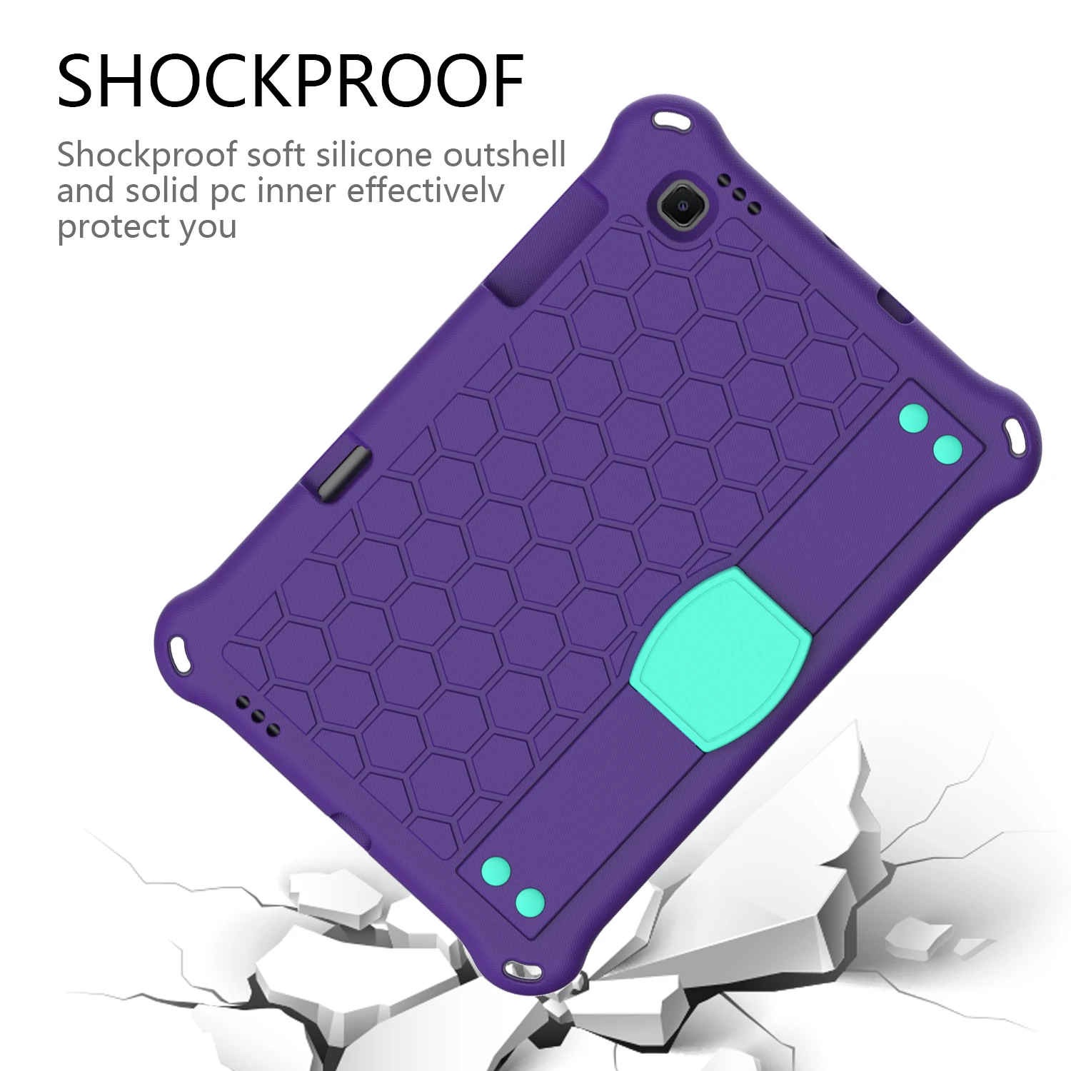 Cofre Eva Case para Samsung Galaxy Tab s6 Lite 10.4 Sm-p610 Sm-p615 a8 10.5 Sm-x200 X205 a7 Lite 8.7 Sm-t220 T225 T500 Capa Crianças - Imagem 6