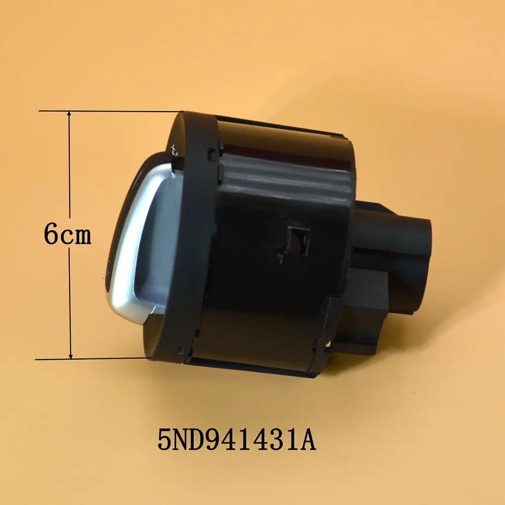 1 шт. OEM хромированный Европейский переключатель управления фарами для Golf Mk5 Mk6 Passat