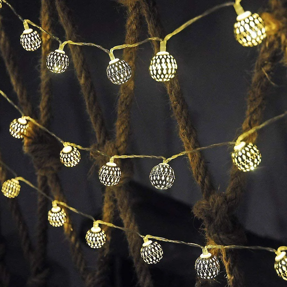 

1.5m/3.0m/6m Globe String Lights LED Fairy String Lights Battery Operated for Indoor Party Patio Wedding Bedroom Christmas Trees