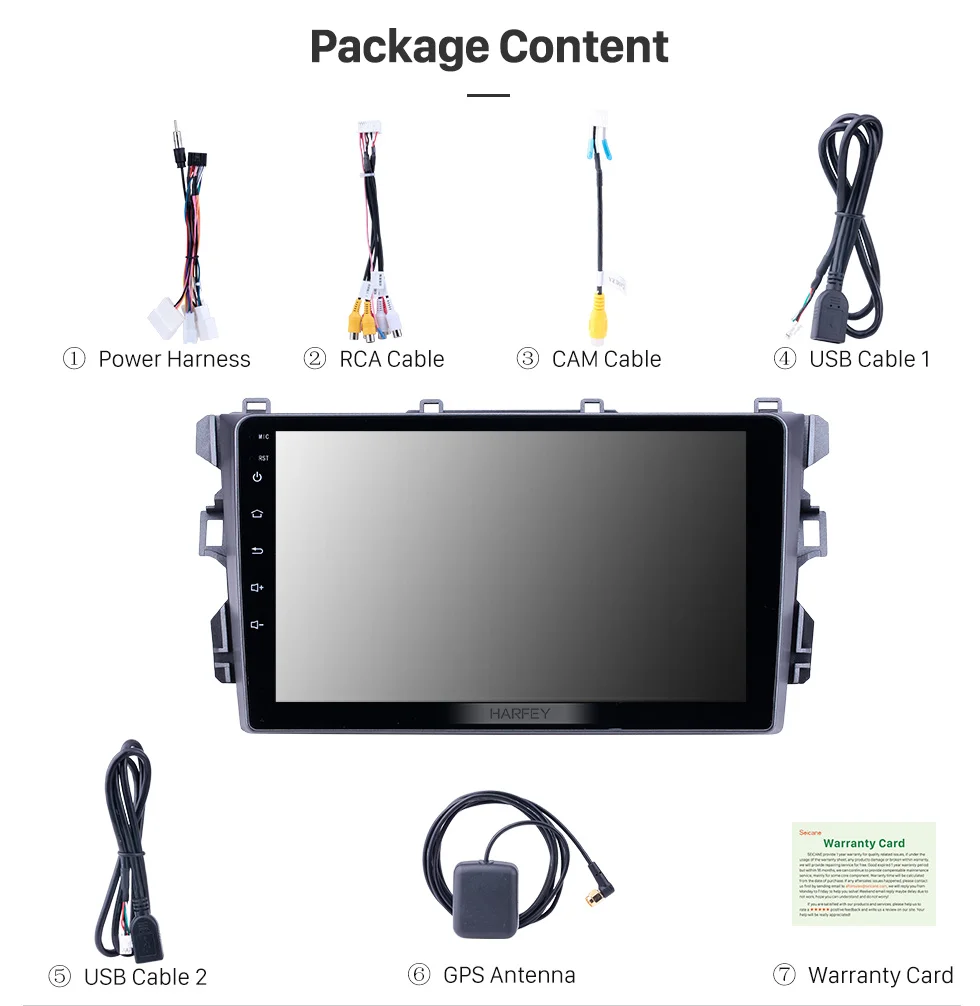 Harfey 9 дюймов Android 9,1 Автомобильный gps радио для BYD G3 Bluetooth AUX музыка HD сенсорный экран поддержка Carplay камера заднего вида TPMS DVR OBD