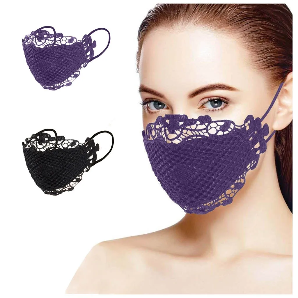 Комплект из 2 предметов с кружевной аппликацией подлежит стирке и многоразовому